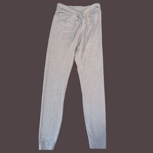 EUC PINK Victoria's Secret Heather Gray Lounge Yoga Pants Leggings Size Medium